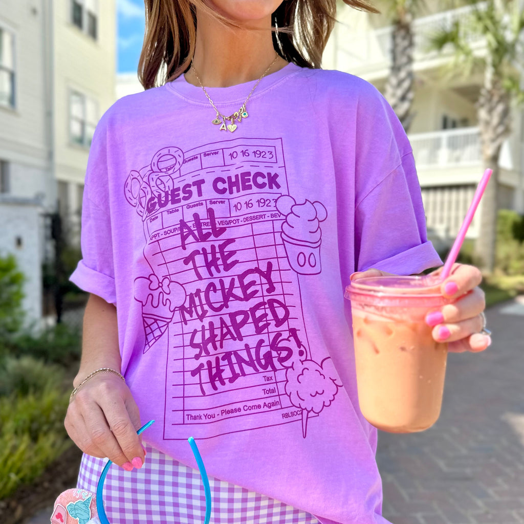 Neon 'All The Mickey-Shaped Things' T-Shirt