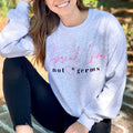 Monogrammed 'Spread Love, Not Germs' Crewneck Sweatshirt