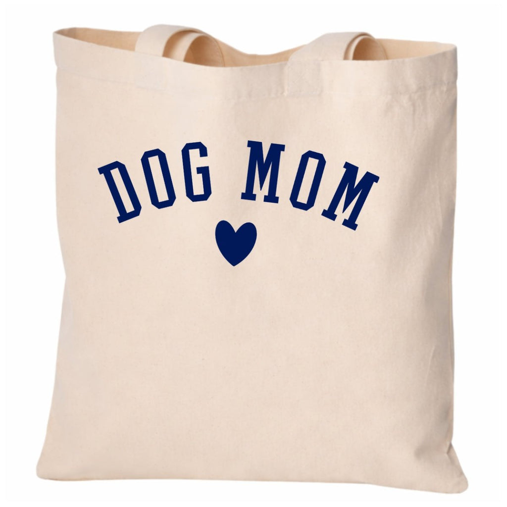 'Dog Mom At Heart' Jumbo Tote (FREE $80+)