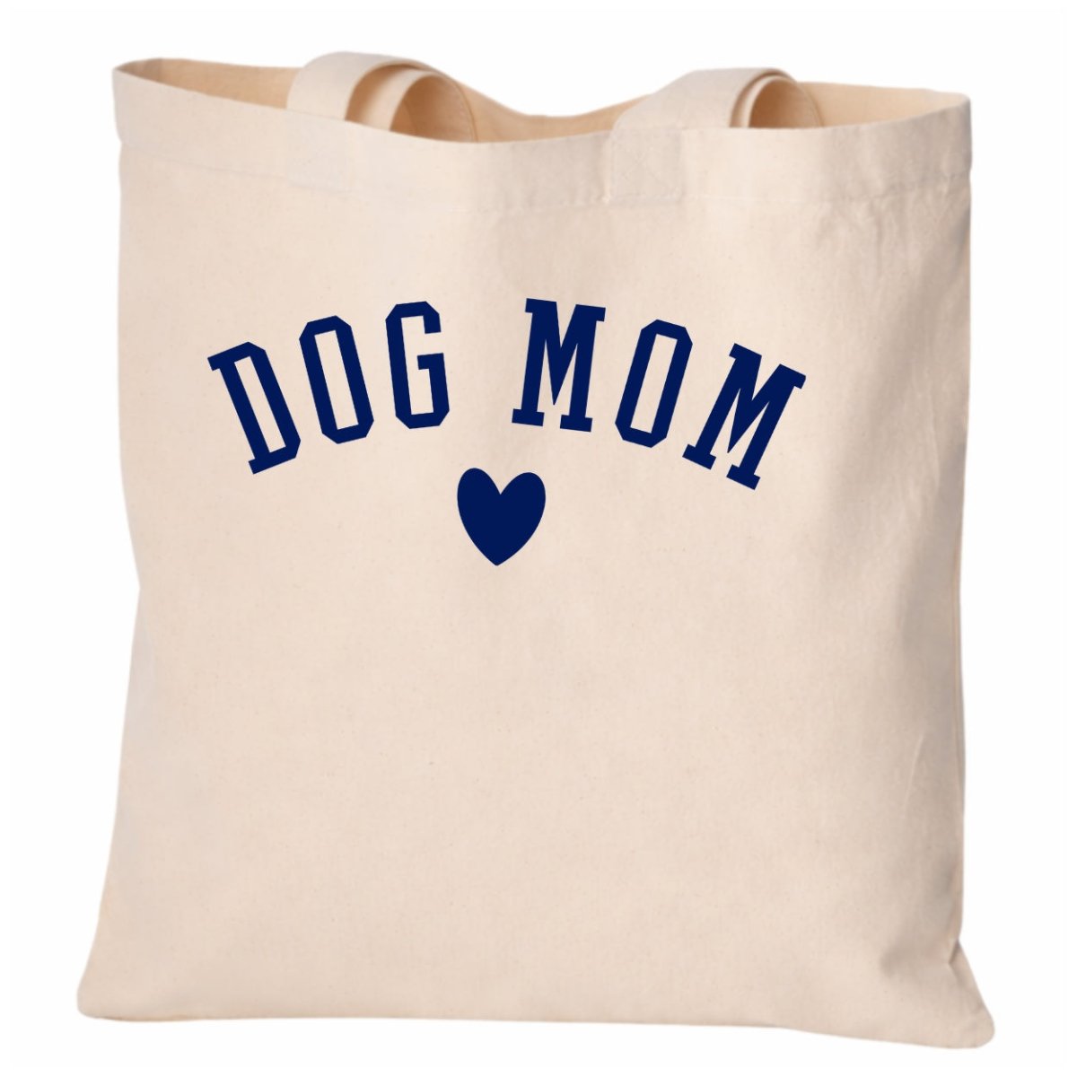 'Dog Mom At Heart' Jumbo Tote (FREE $80+)