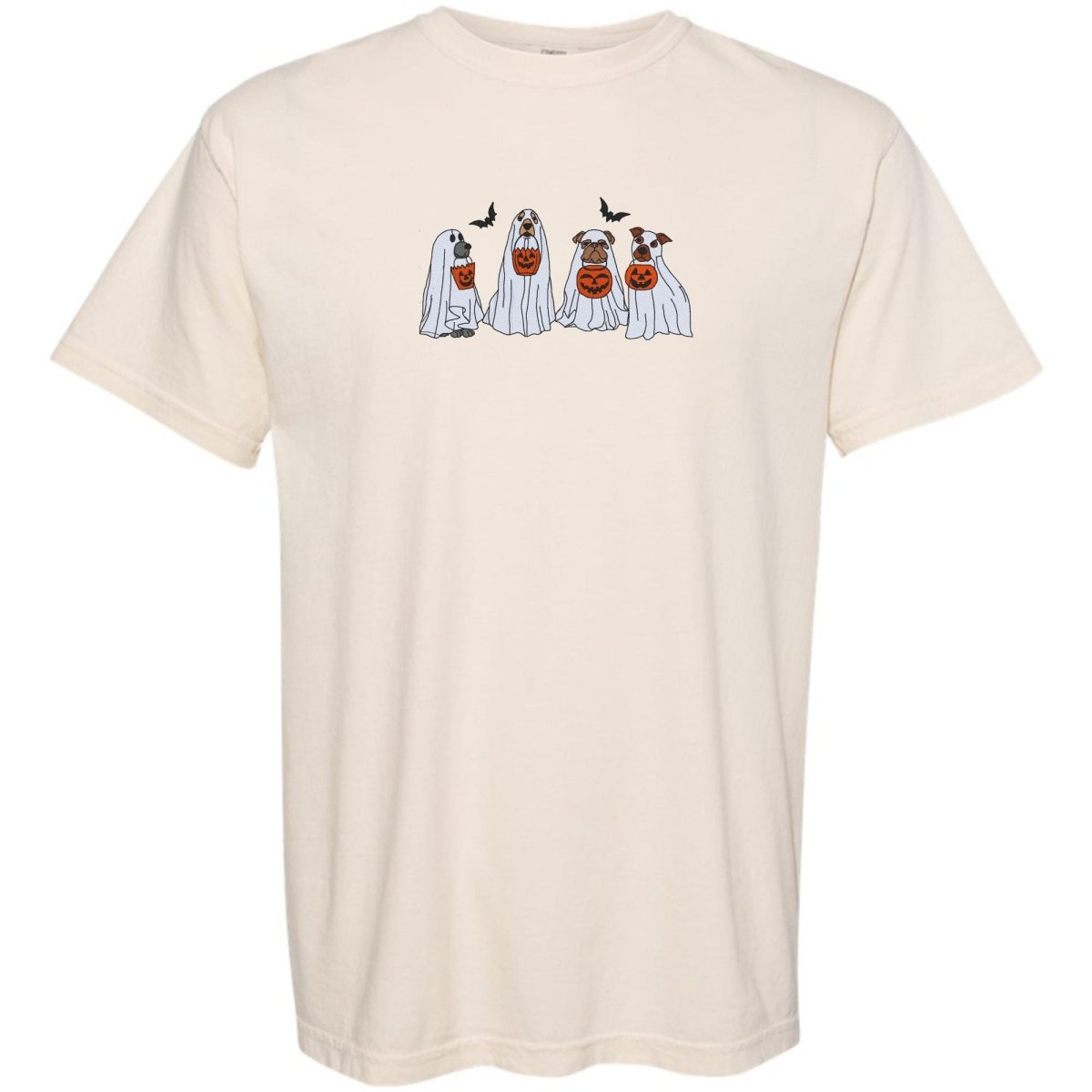 'Ghost Dogs' Embroidered T-Shirt