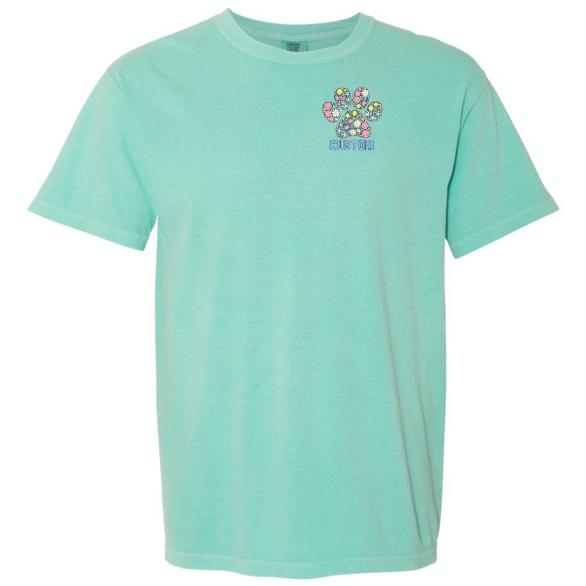 Make It Yours™ 'Floral Paw Print' T-Shirt