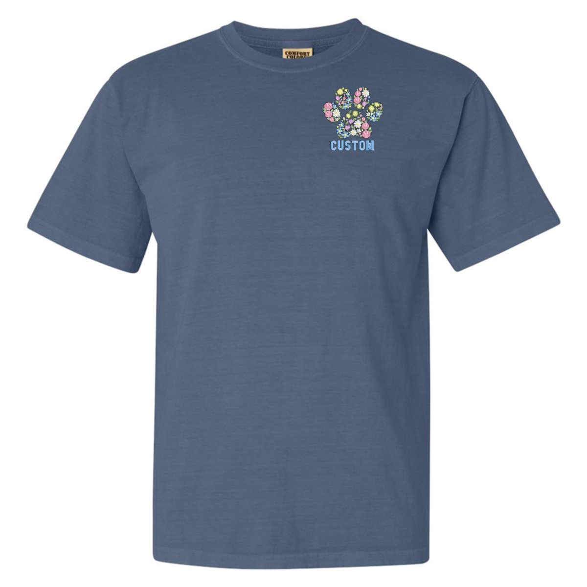 Make It Yours™ 'Floral Paw Print' T-Shirt