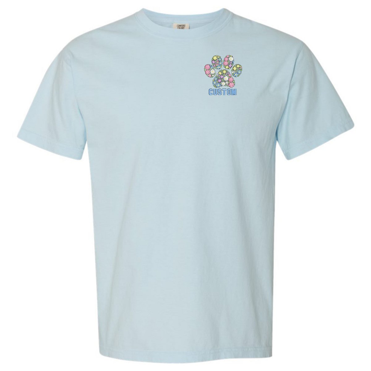 Make It Yours™ 'Floral Paw Print' T-Shirt