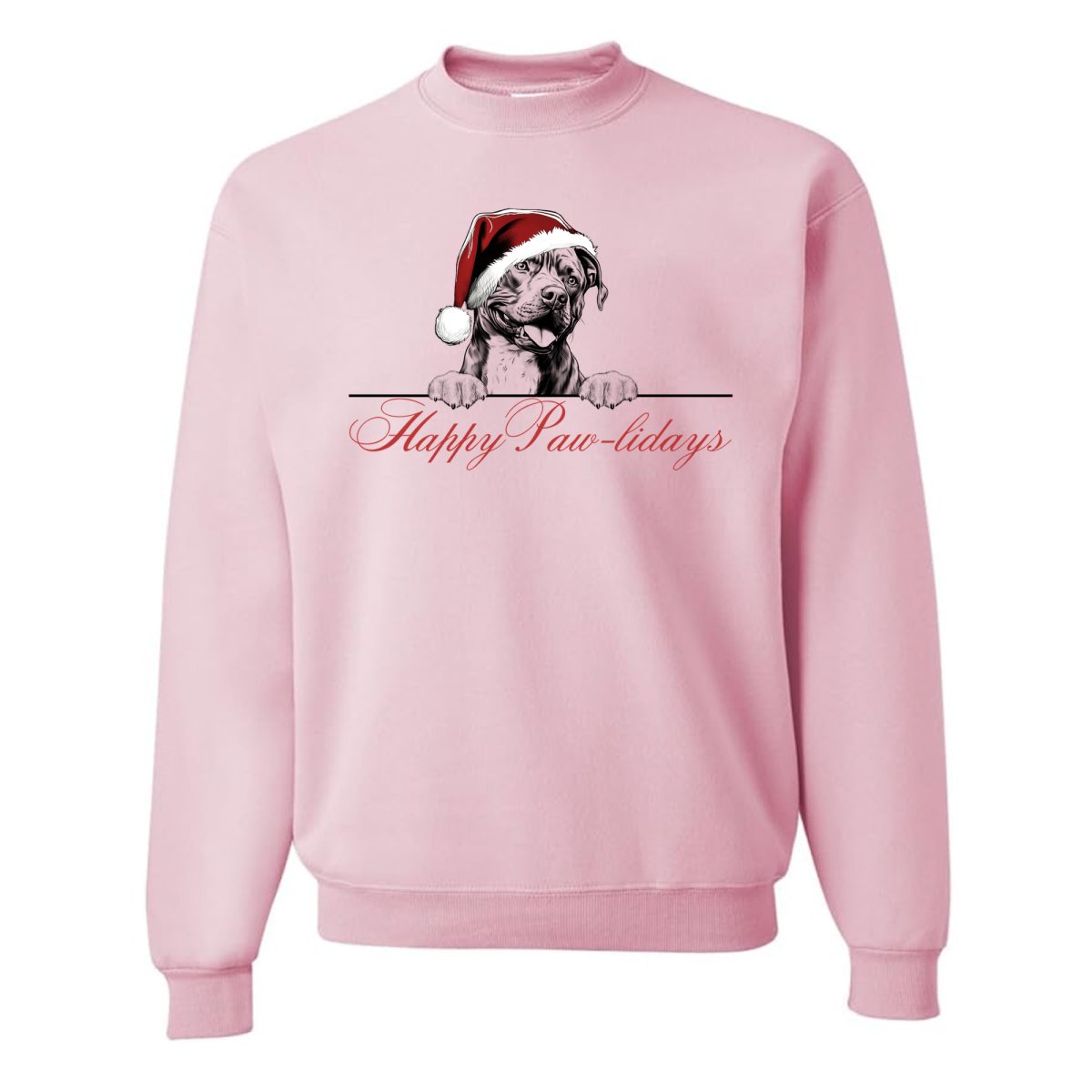 Make It Yours™ 'Happy Paw-lidays' Crewneck Sweatshirt