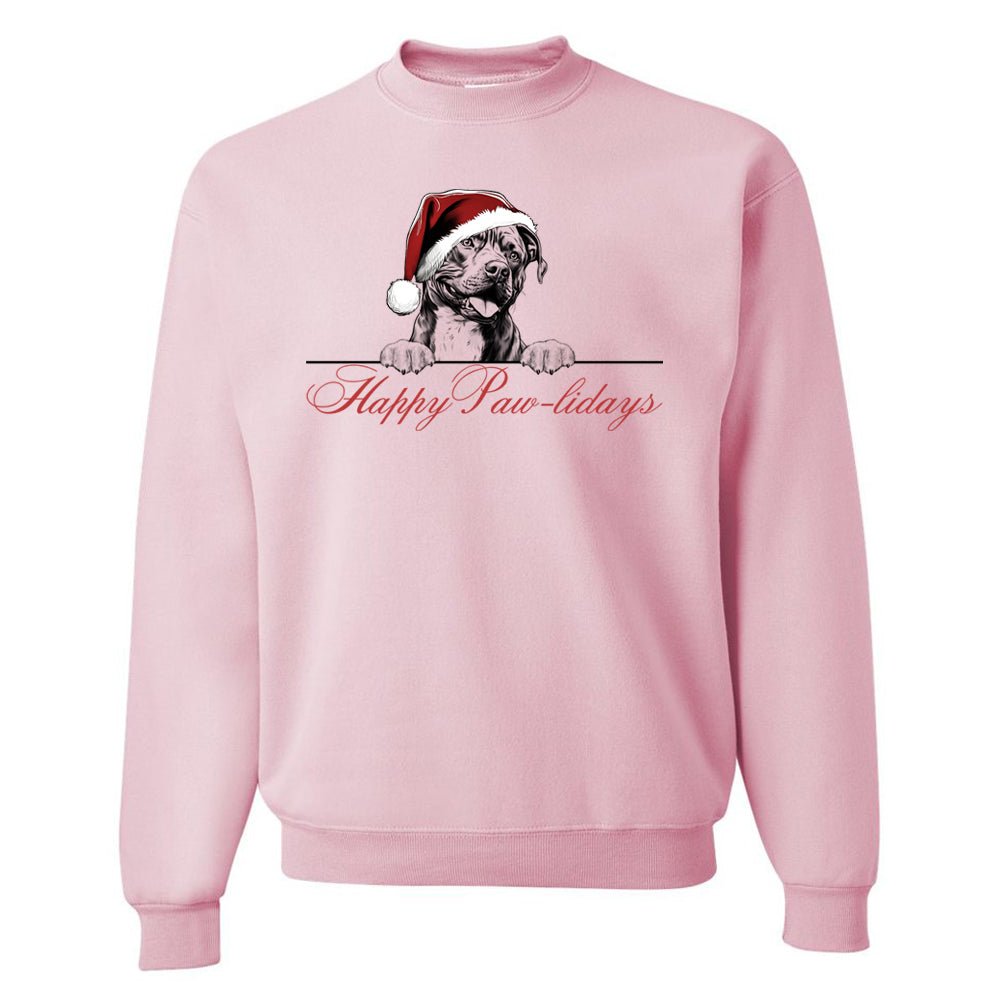Make It Yours™ 'Happy Paw-lidays' Crewneck Sweatshirt