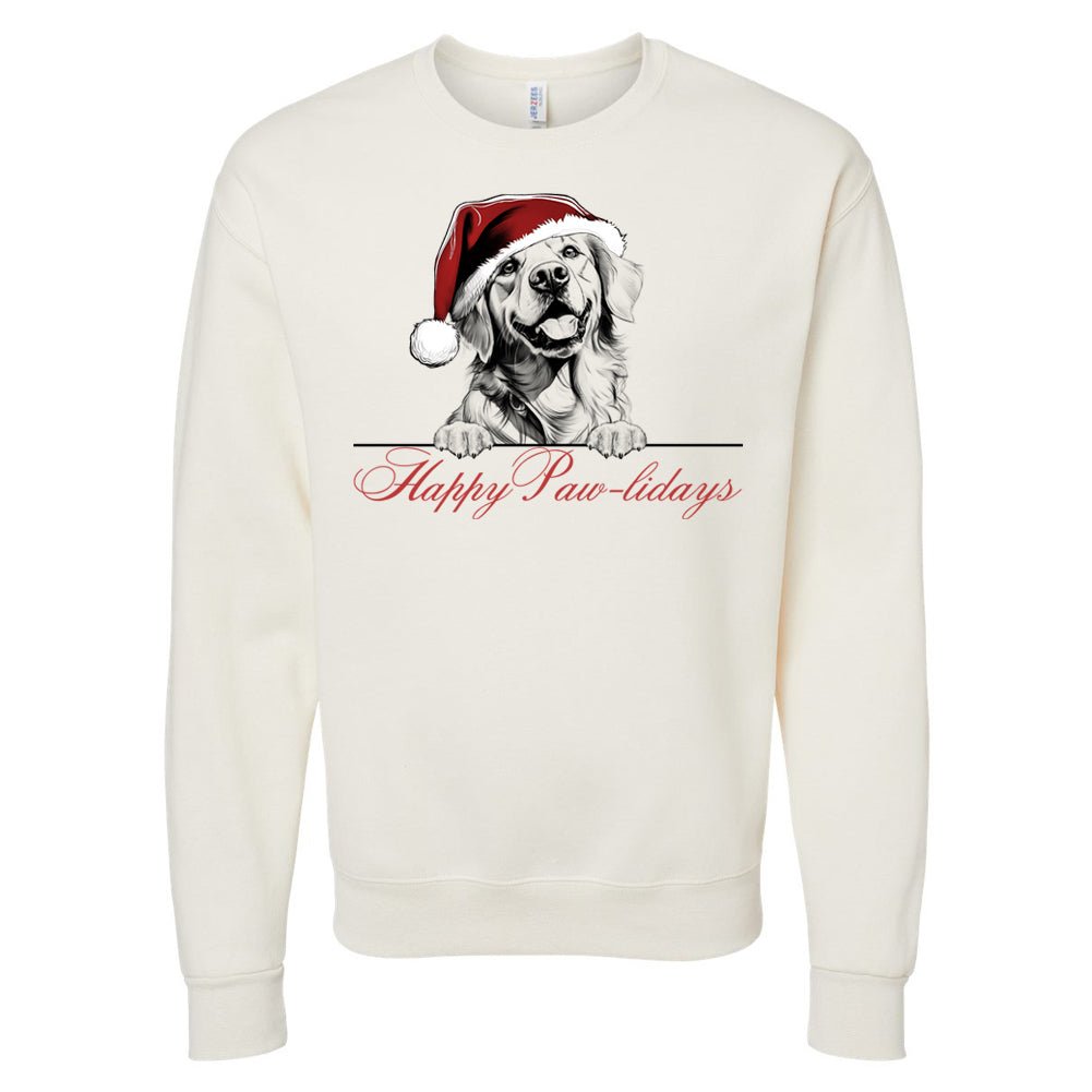 Make It Yours™ 'Happy Paw-lidays' Crewneck Sweatshirt