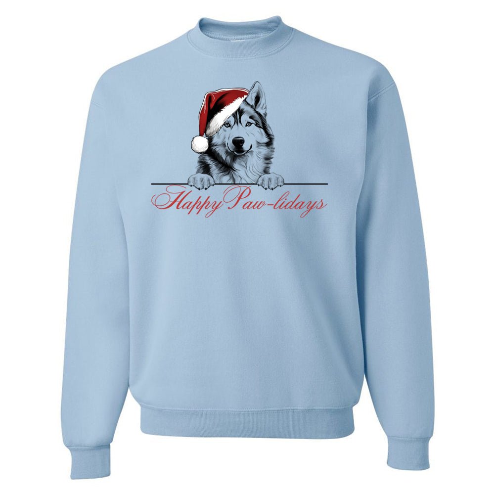 Make It Yours™ 'Happy Paw-lidays' Crewneck Sweatshirt