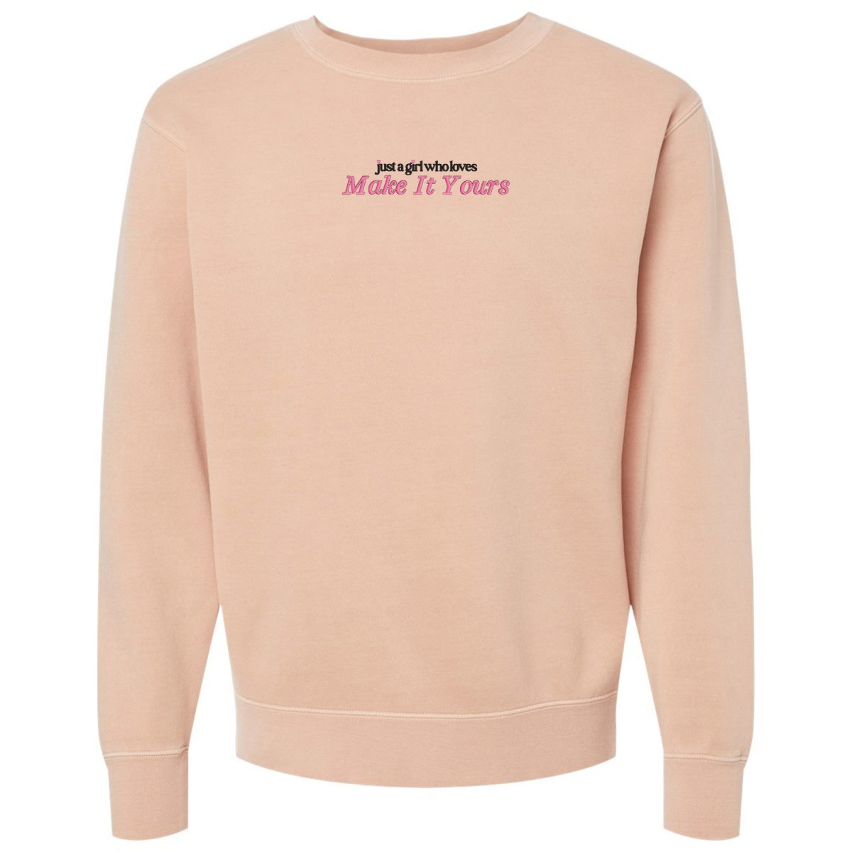 Make It Yours™ 'Just A Girl Who Loves' Cozy Crew