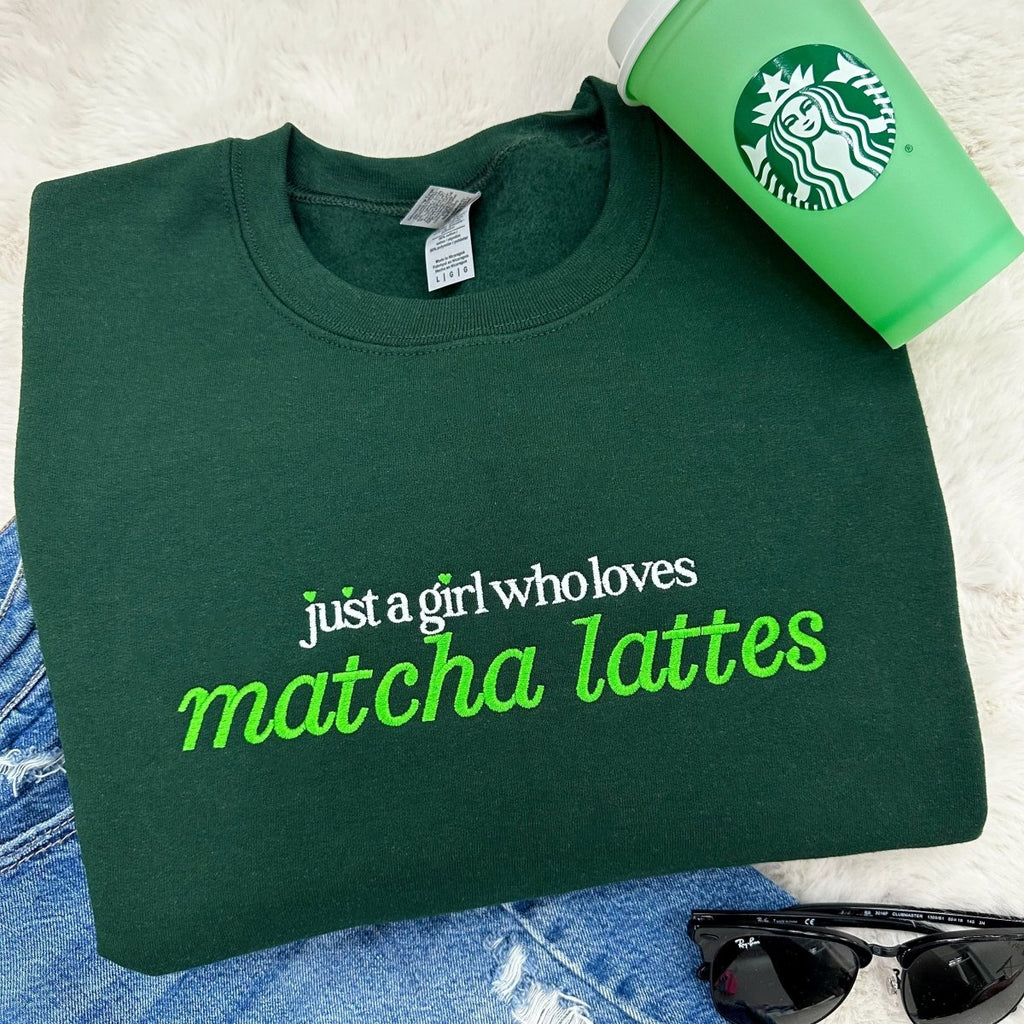 Make It Yours™ 'Just A Girl Who Loves' Crewneck Sweatshirt