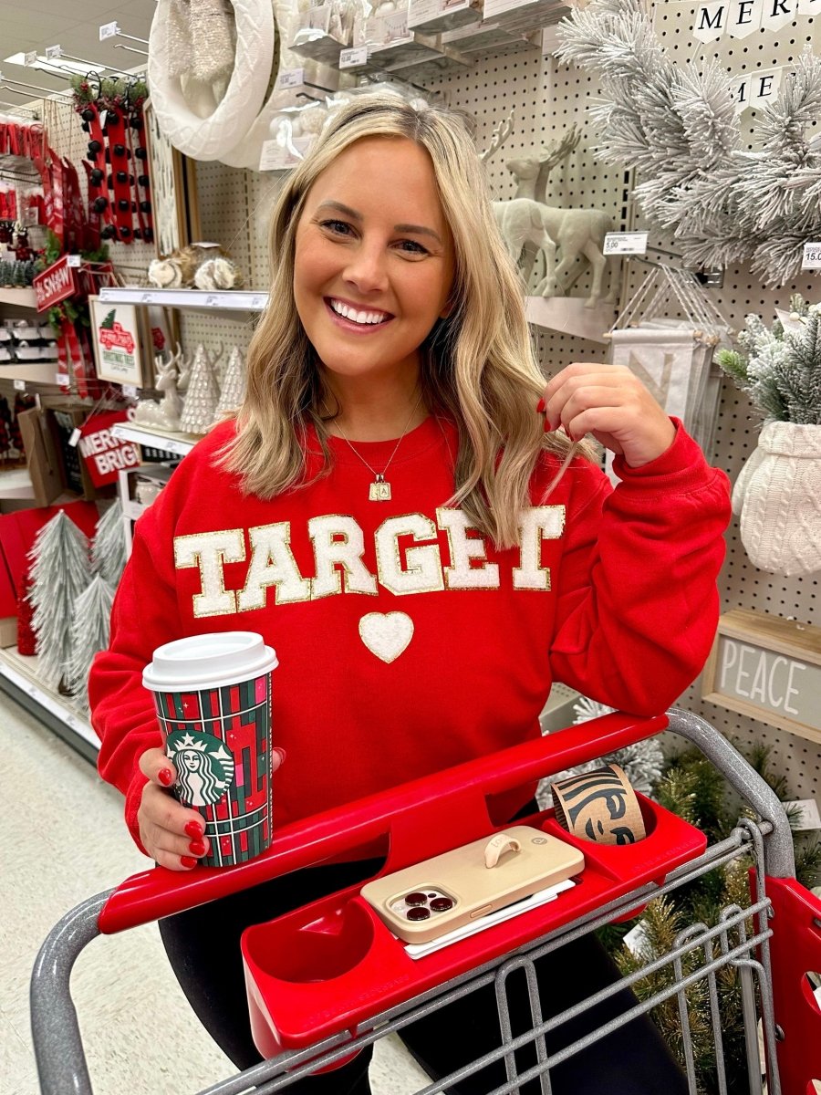 Make It Yours™ Letter Patch Crewneck Sweatshirt