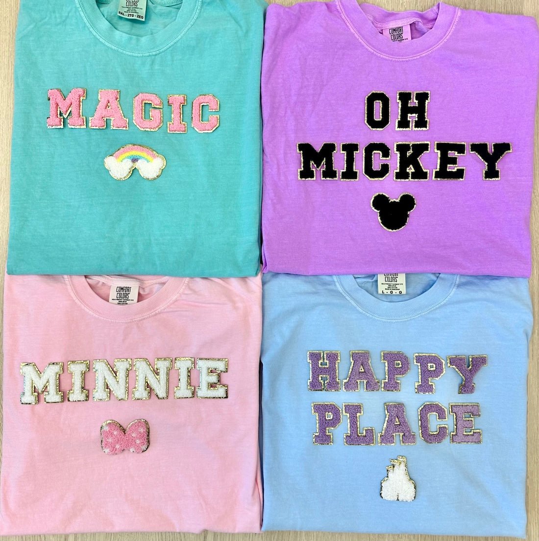 Make It Yours™ Letter Patch Neon T-Shirt