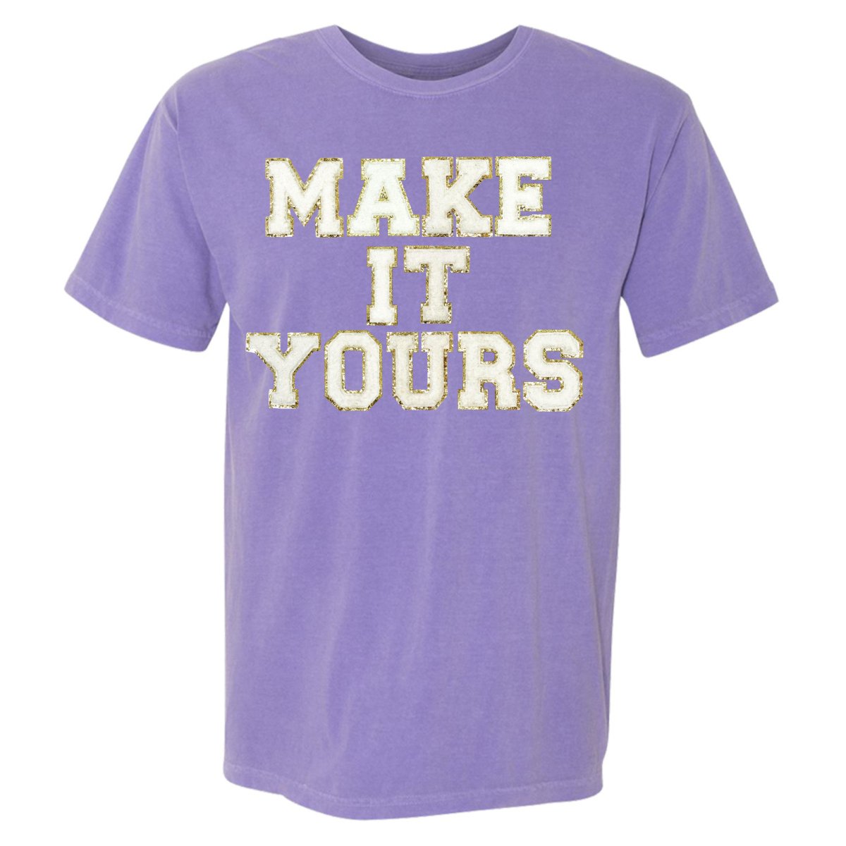 Make It Yours™ Letter Patch T-Shirt