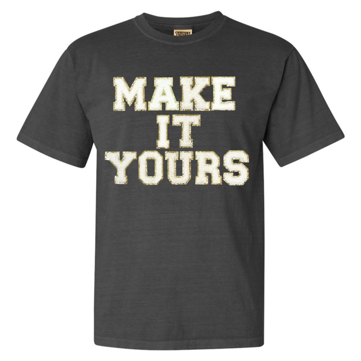 Make It Yours™ Letter Patch T-Shirt