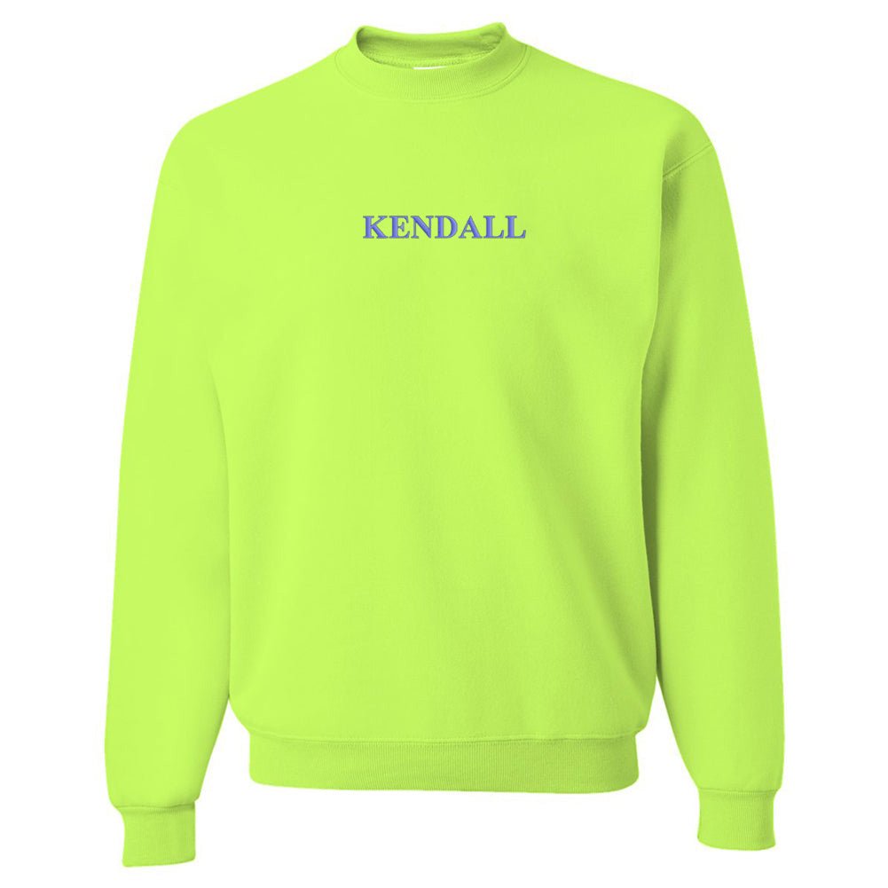 Make It Yours™ Neon Crewneck Sweatshirt