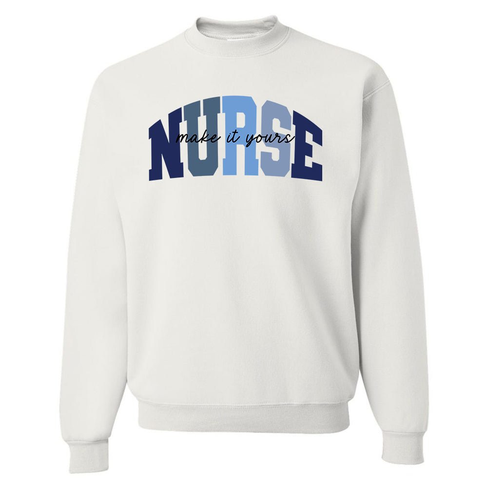 Make It Yours™ 'Nurse Block' Crewneck Sweatshirt