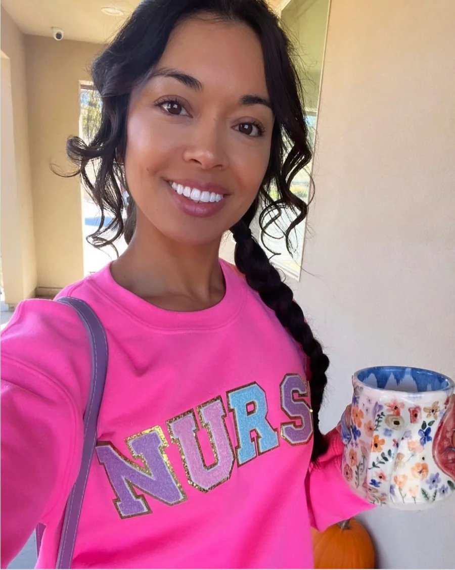 Make It Yours™ Nurse Letter Patch Sweatshirt