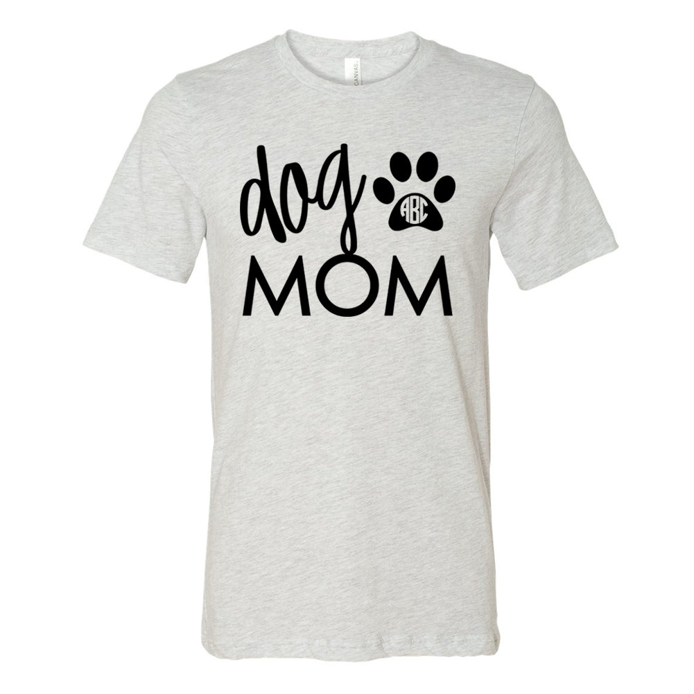 Monogrammed 'Dog Mom' Premium T-Shirt