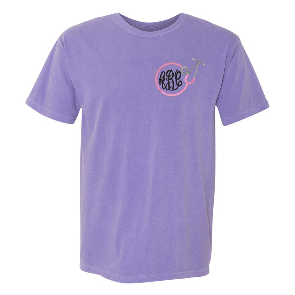 Monogrammed Stethoscope T-Shirt