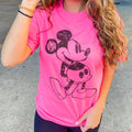 Monogrammed 'Vintage Mickey' Neon T-Shirt