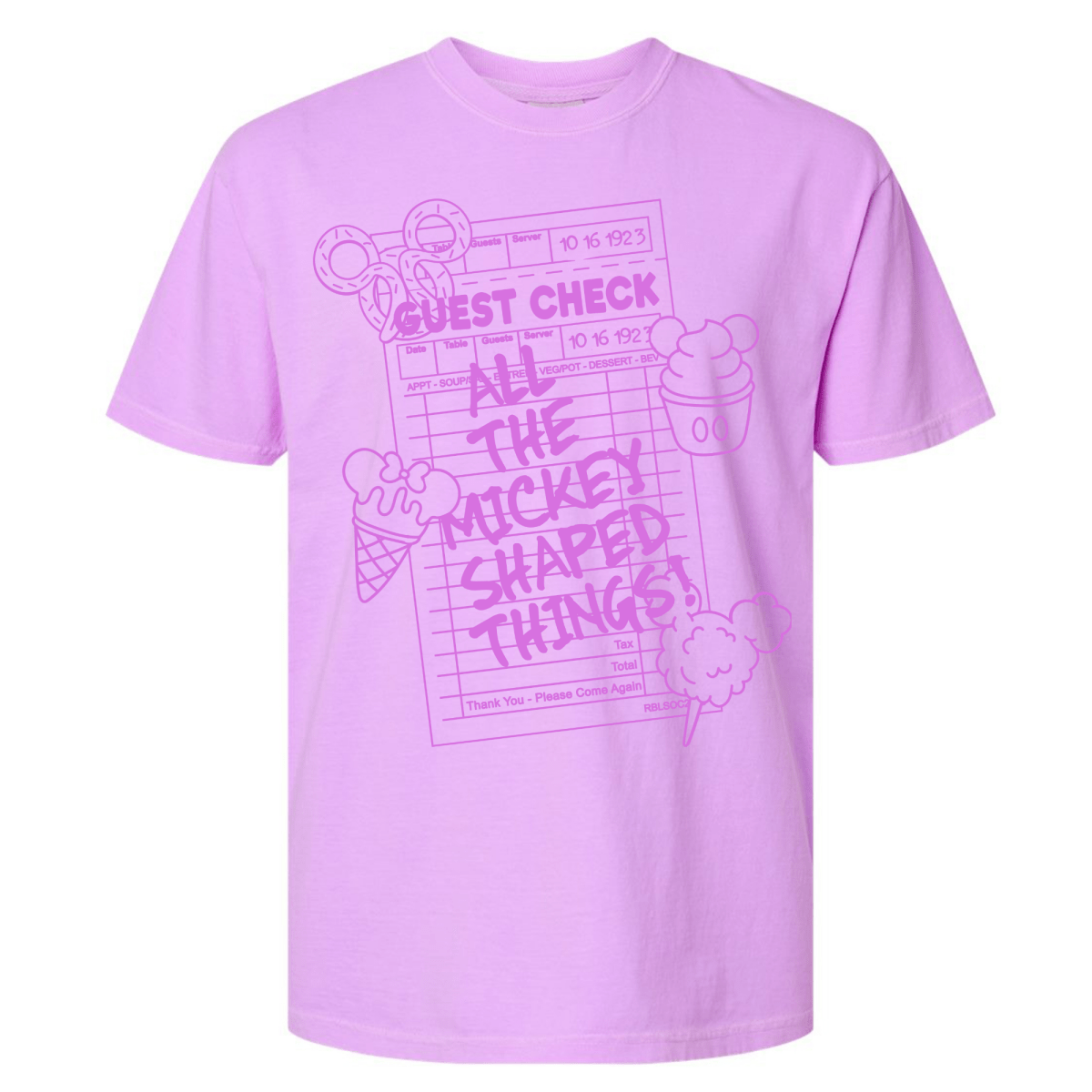 Neon 'All The Mickey-Shaped Things' T-Shirt