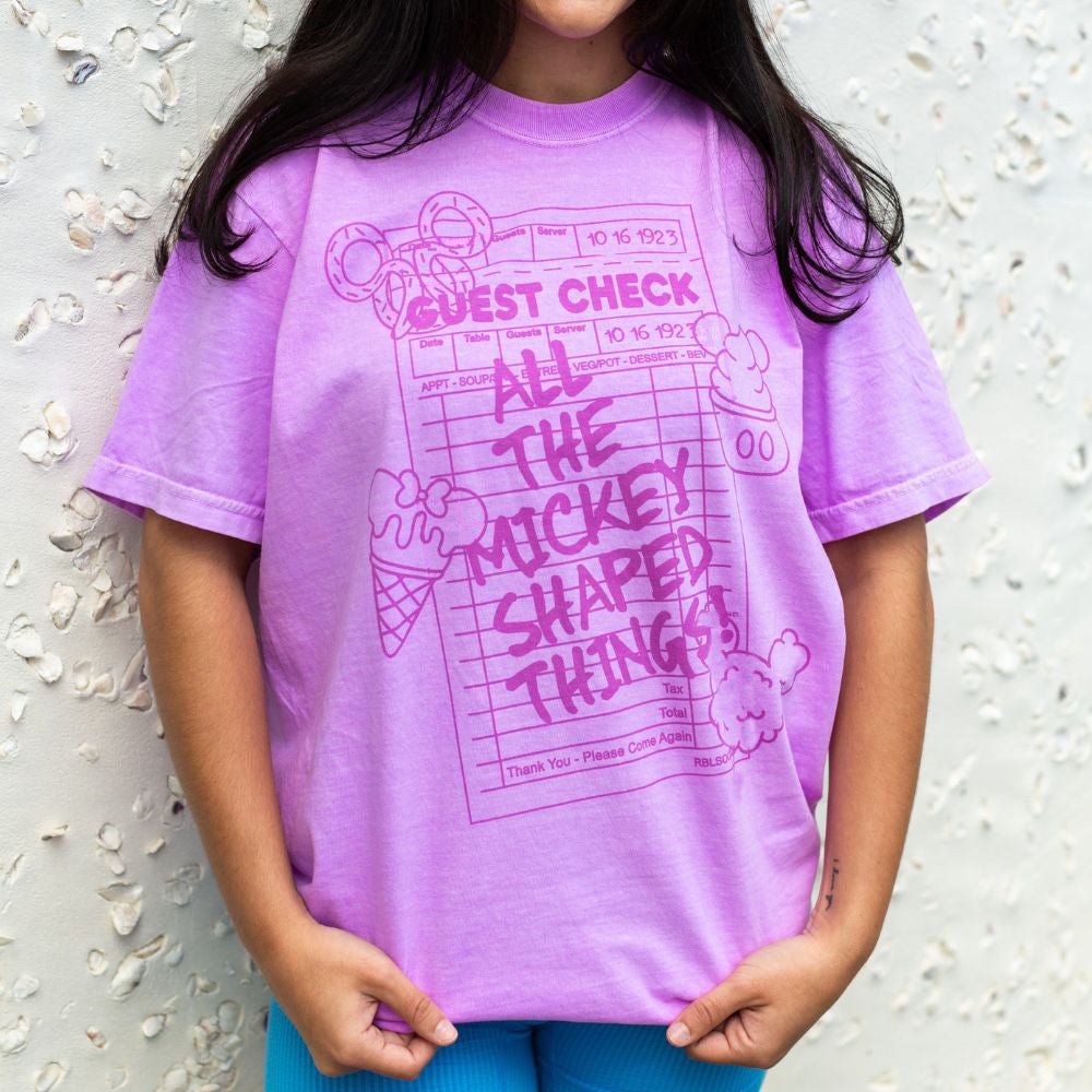 Neon 'All The Mickey-Shaped Things' T-Shirt
