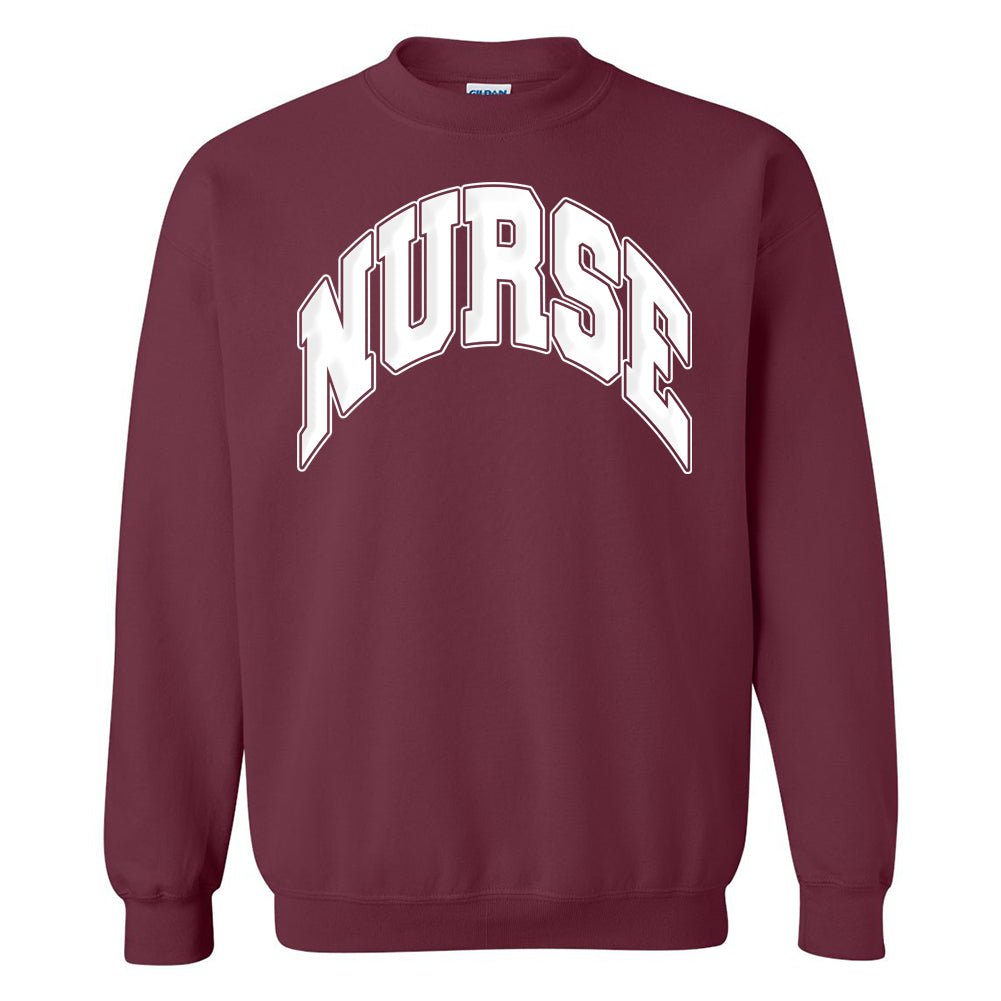 'Nurse' PUFF Crewneck Sweatshirt