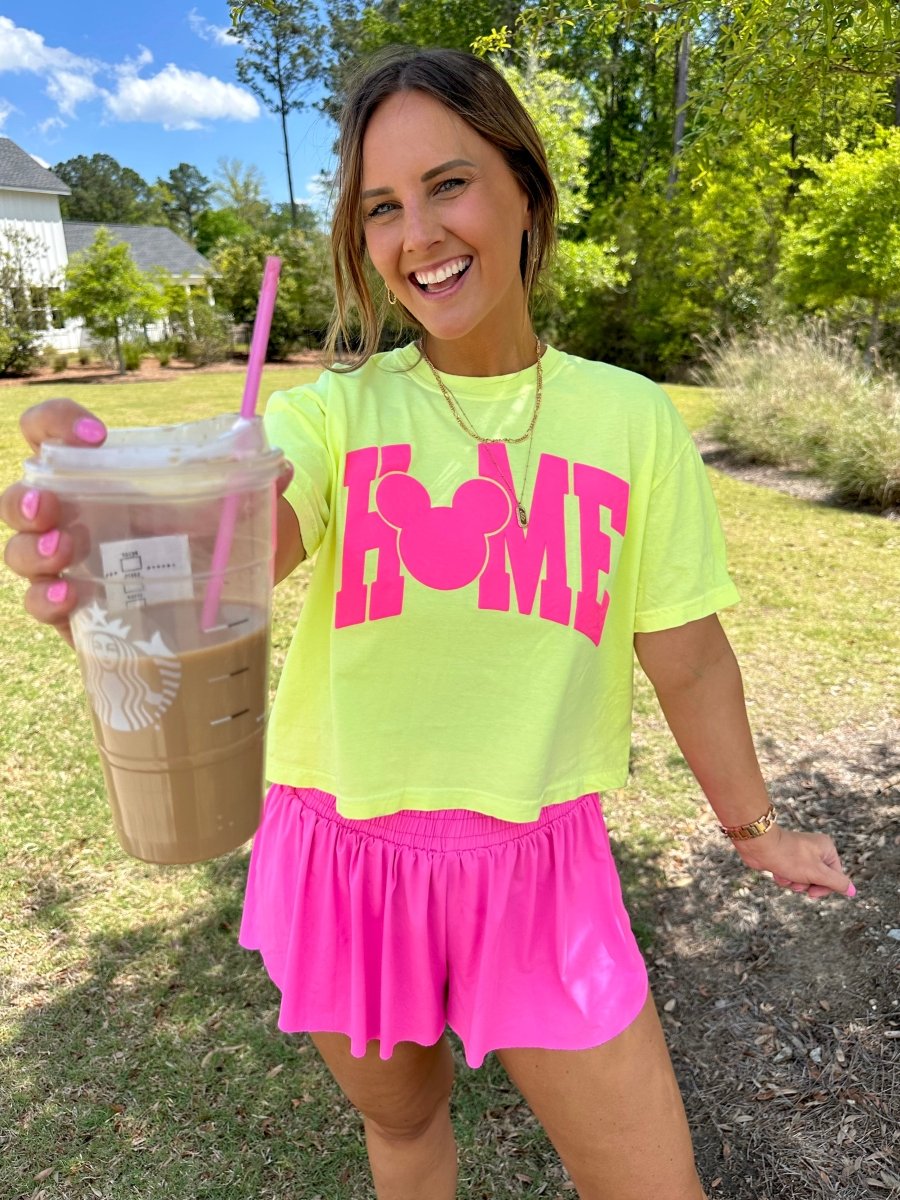 PUFF 'Disney Is HOME' Boxy Tee