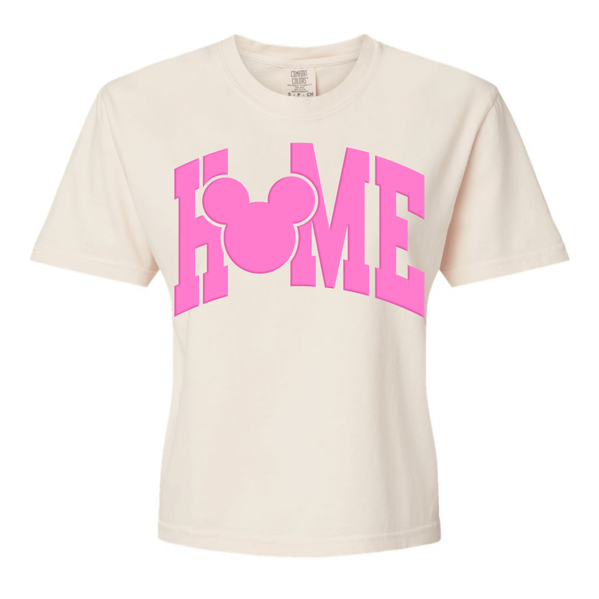 PUFF 'Disney Is HOME' Boxy Tee