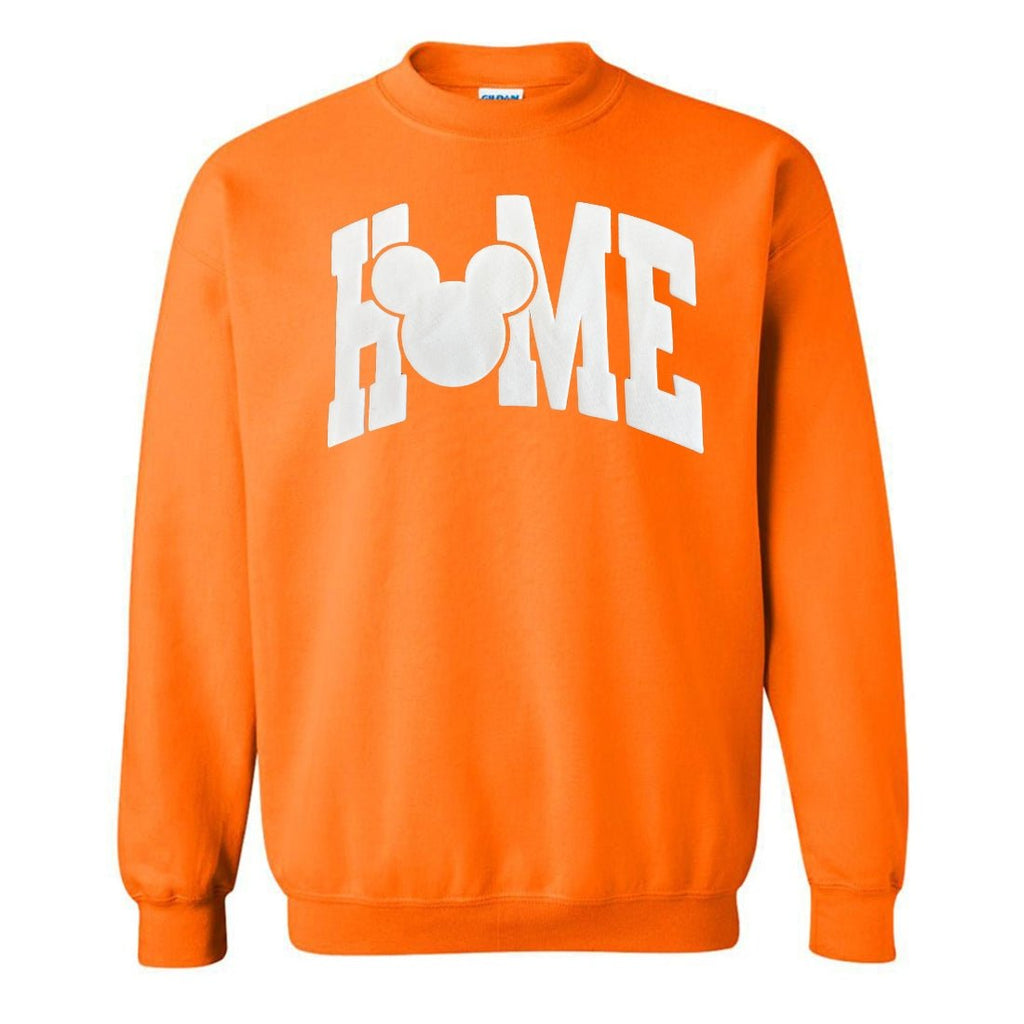 PUFF 'Disney is  HOME' Neon Sweatshirt